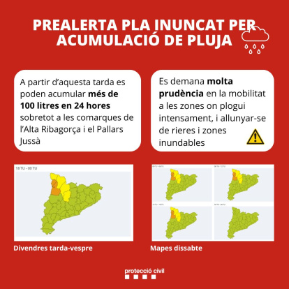 El missatge de Protecció Civil