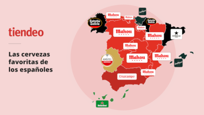 Las cervezas favoritas de cada comunidad.