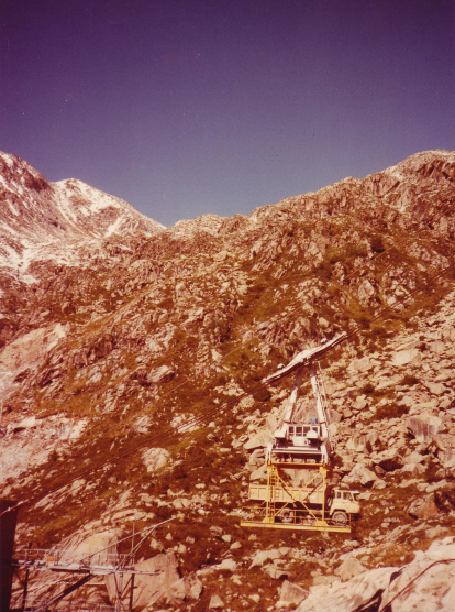 Imagen del teleférico el año 1984.