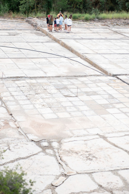 En desús. Bona part de les salines originals encara estan en mal estat.