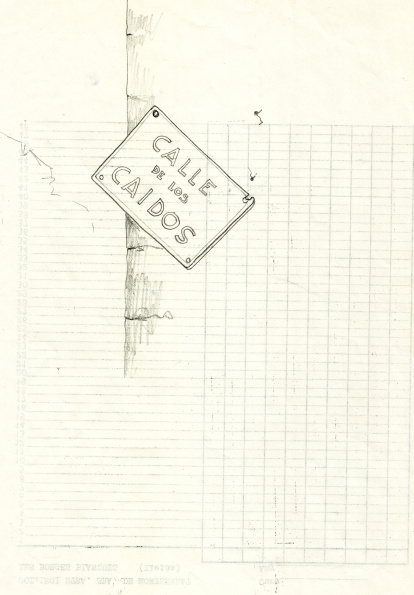 Joc visual. Una broma sobre la decadència d’una dictadura obstinada en el record dels màrtirs de la guerra.