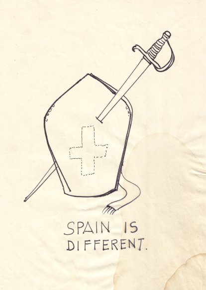 Nacional catolicisme. Crítica de com el franquisme reivindica el cristianisme.