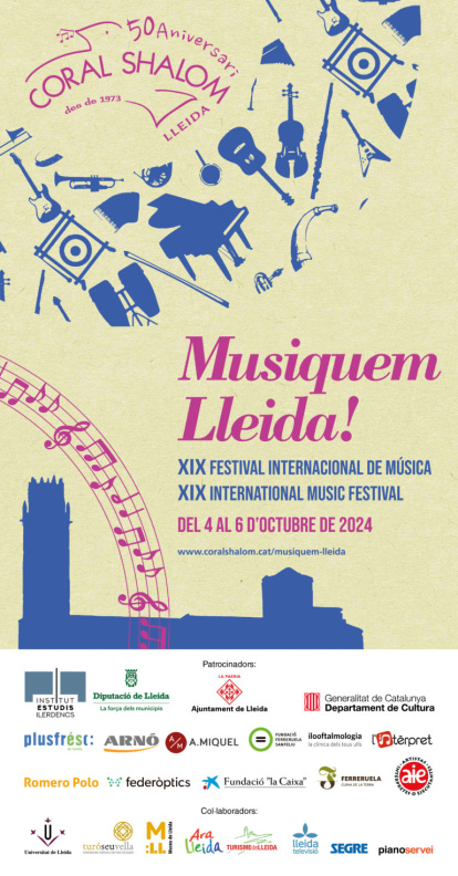 ¡El cartel del Musiquem Lleida! de este año.