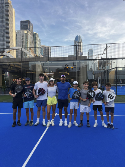 Els dos lleidatans ja entrenen al voltant d’una trentena de joves esportistes en la nova acadèmia que impulsen al club Padel X també de Miami.
