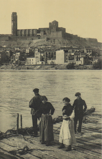 El riu Segre, a la Seu Vella al fons.