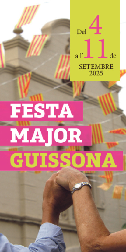 El cartell de la Festa Major de Guissona