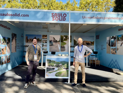 SAULO SOLID. Paviments de terra estabilitzada amb el sistema de Sauló Solid. Per a més informació contacta
amb nosaltres per mail a info@saulosolid.com.