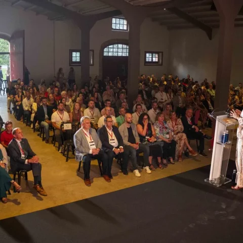 La Nit Cambra es va celebrar per primera vegada fora de la ciutat, als Cellers Raimat. - PAU PASCUAL PRAT