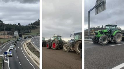 Tractorada a l'Eix Transversal